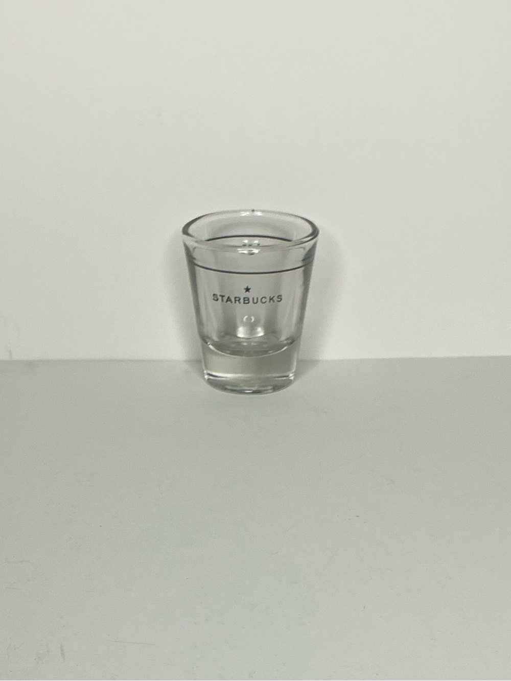 2006 Starbucks Coffee Espresso Glass 1oz Shot Shot Glass Barista Black Star